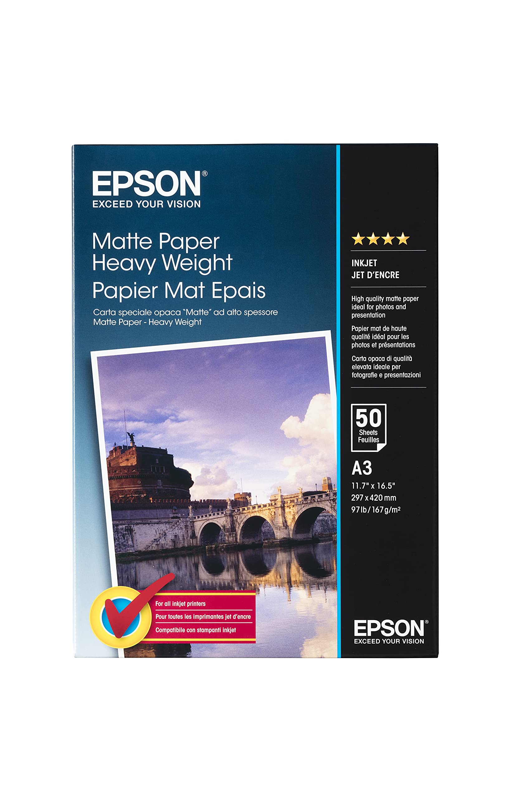 Photo Paper - A3 - 50 Sheets - Matte