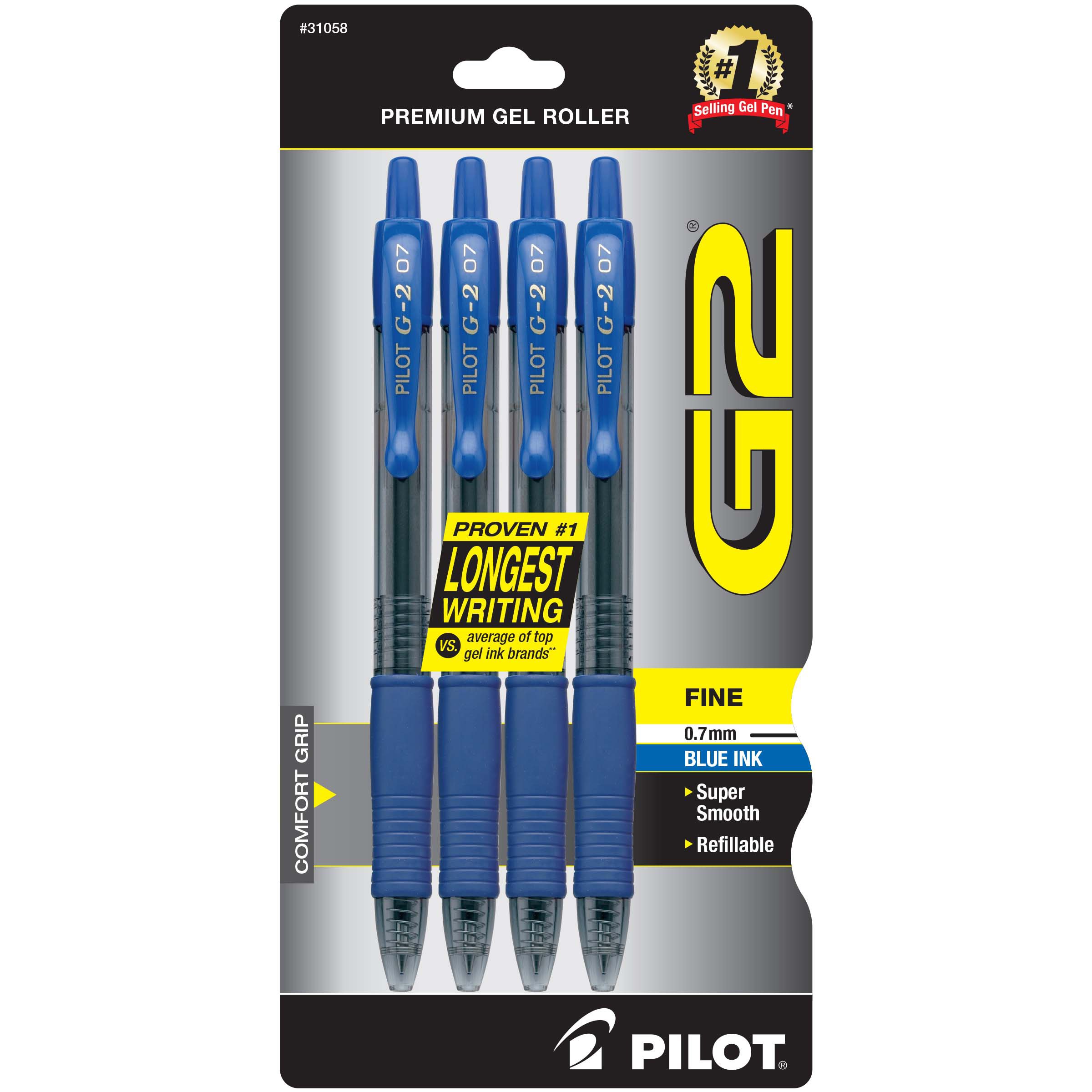 Pilot G2 Gel Pen - Blue - 20 Pack