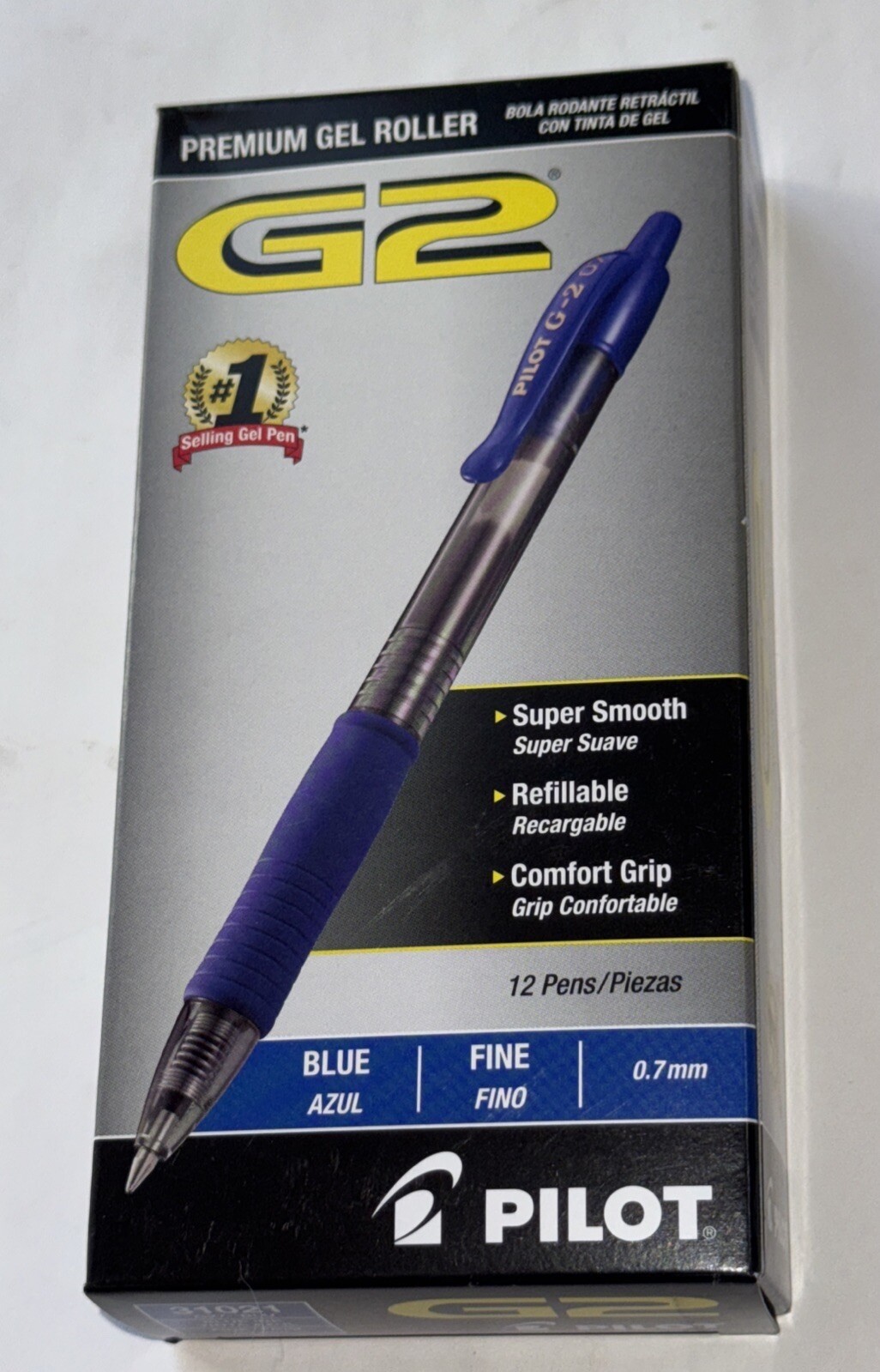 Pilot G2 Gel Pen - Blue - 20 Pack