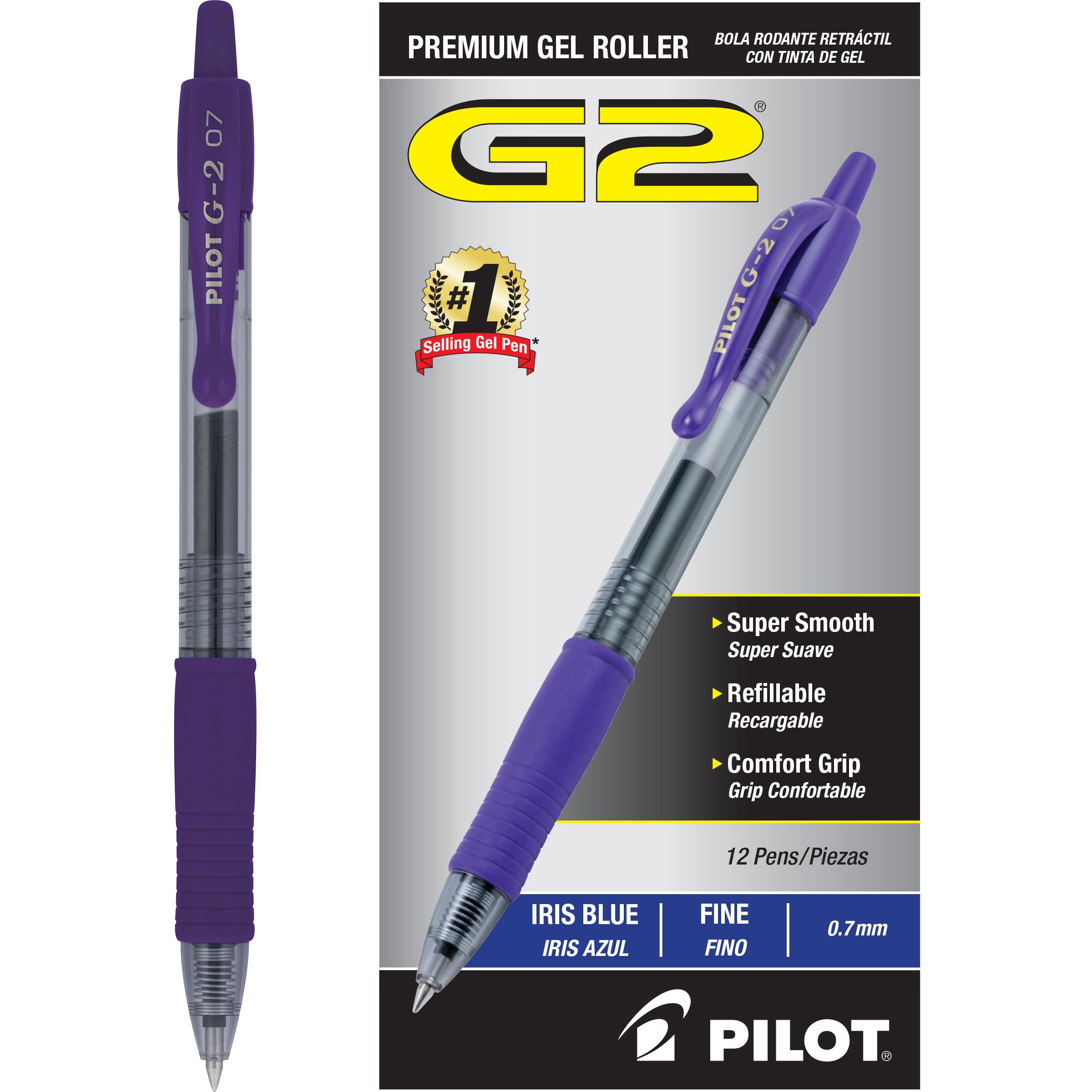 Pilot G2 Gel Pen - Blue - 200 Pack