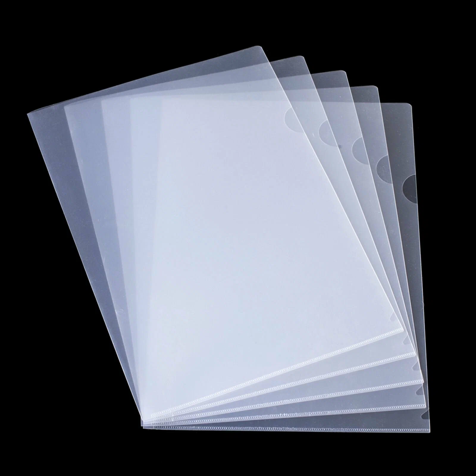 Plastic Folder - A4 - Clear - 10 Pack