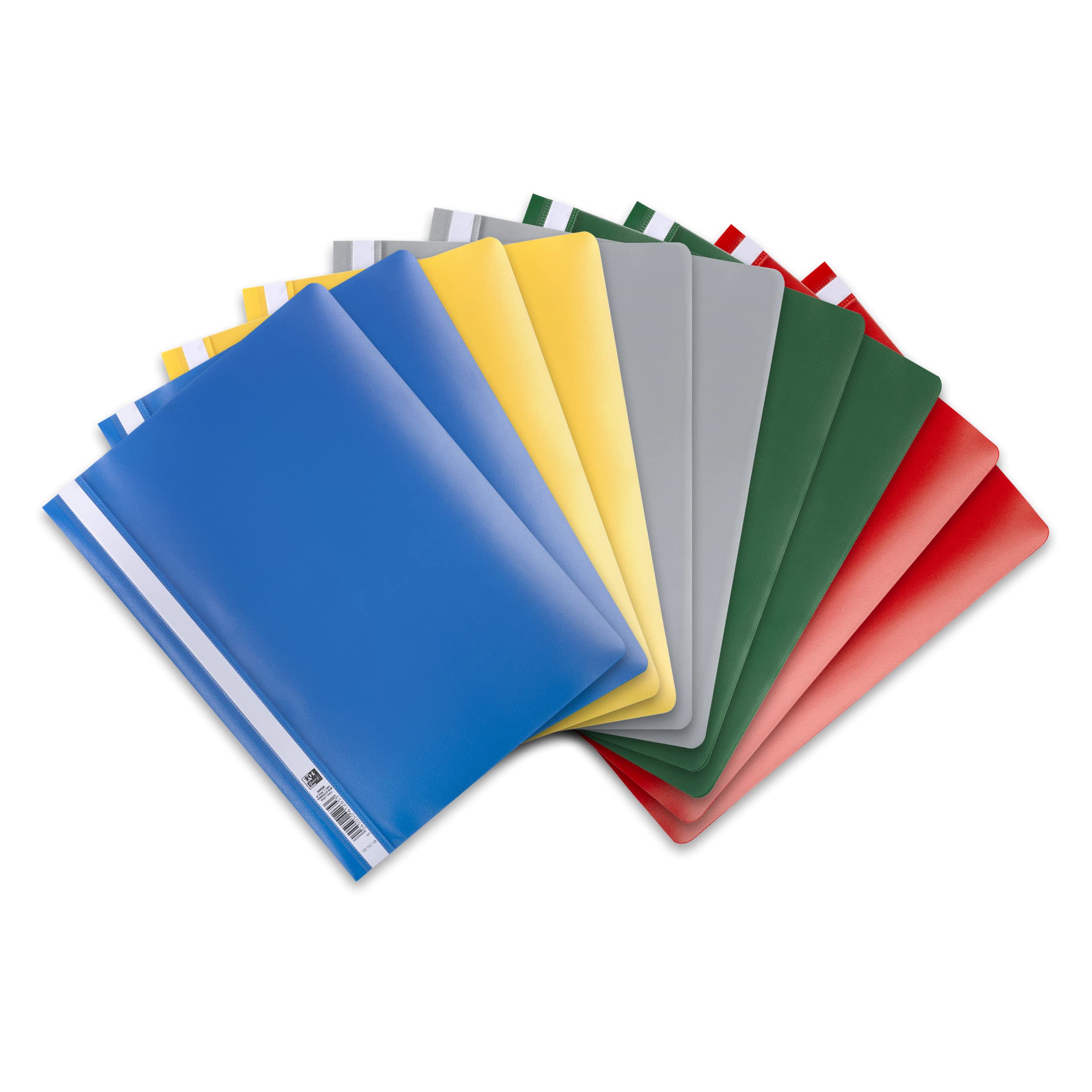 Plastic Folder - A4 - Colored - 10 Pack