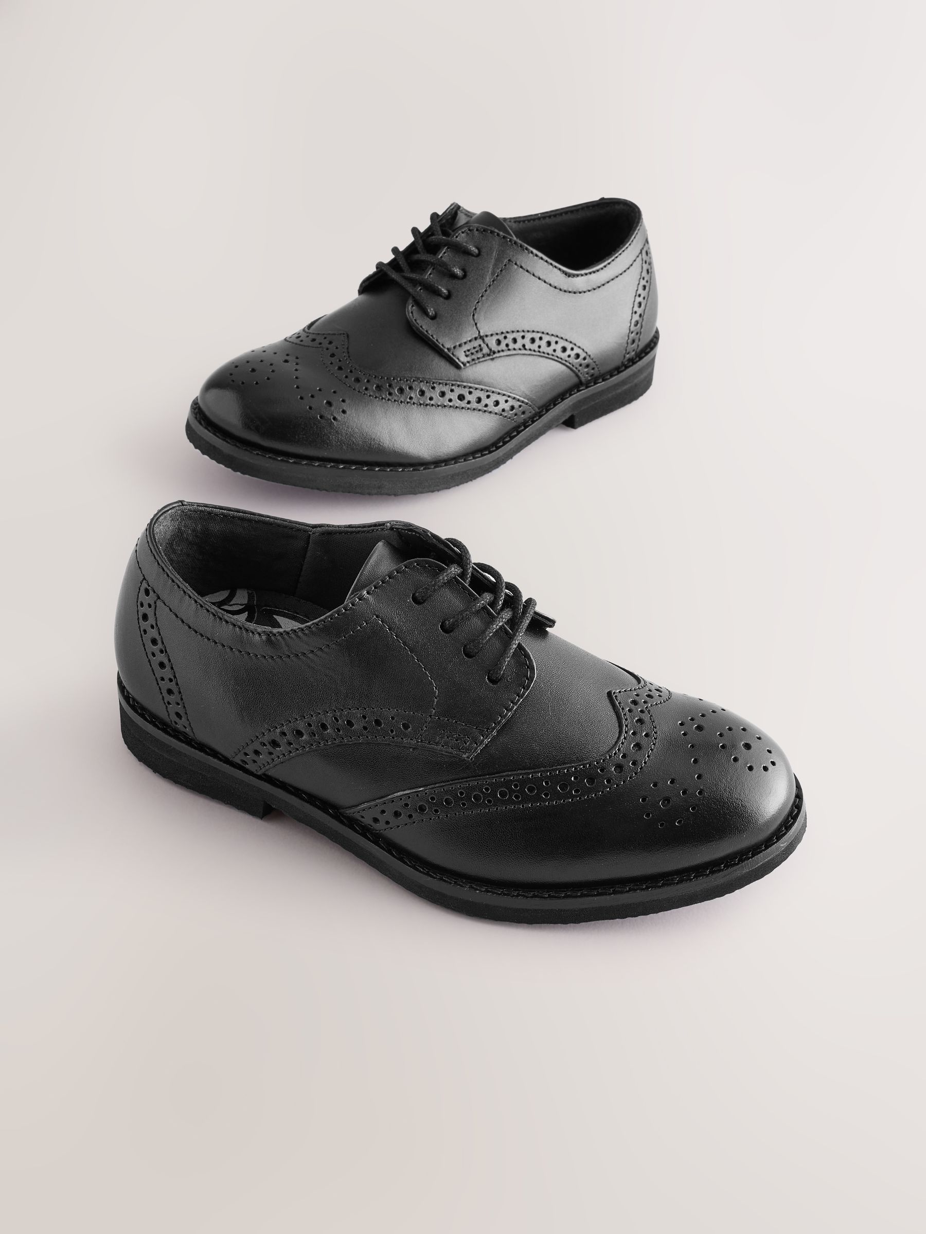 Polished Black Brogues