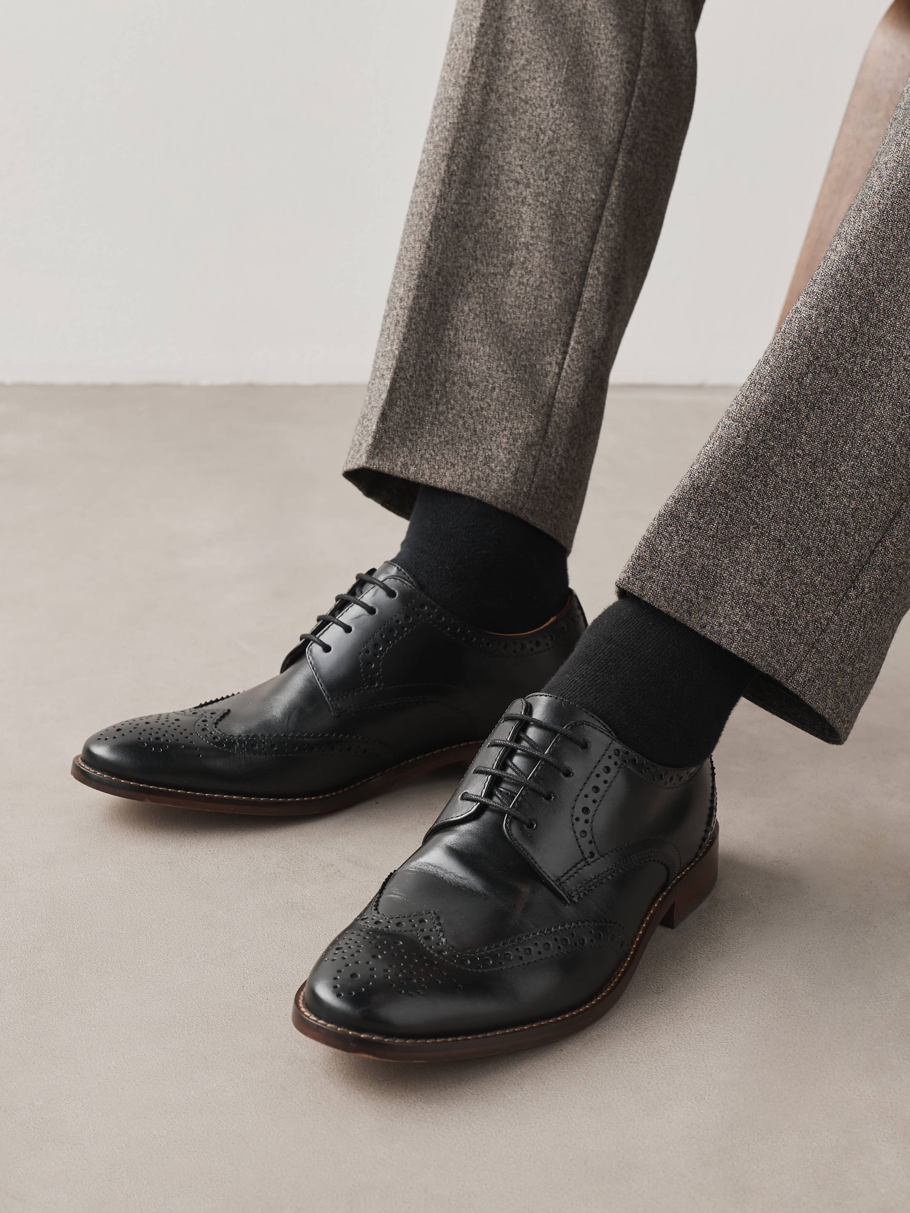 Polished Black Brogues