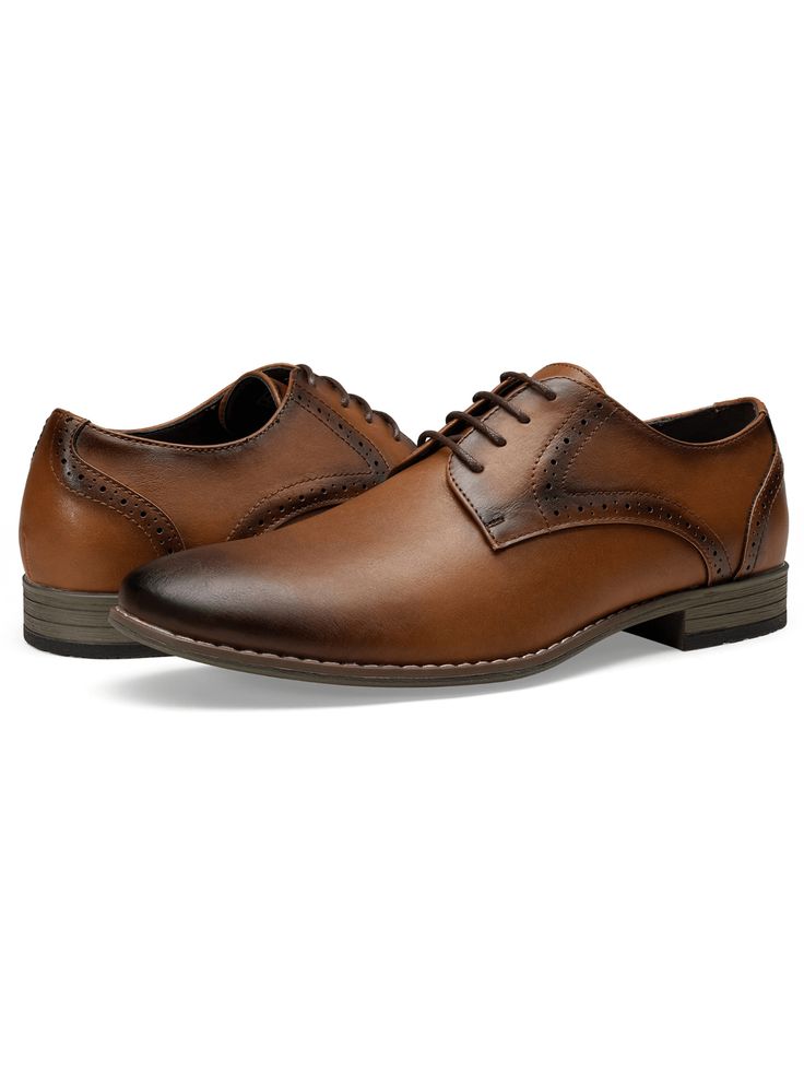 Polished Brown Dress Shoes