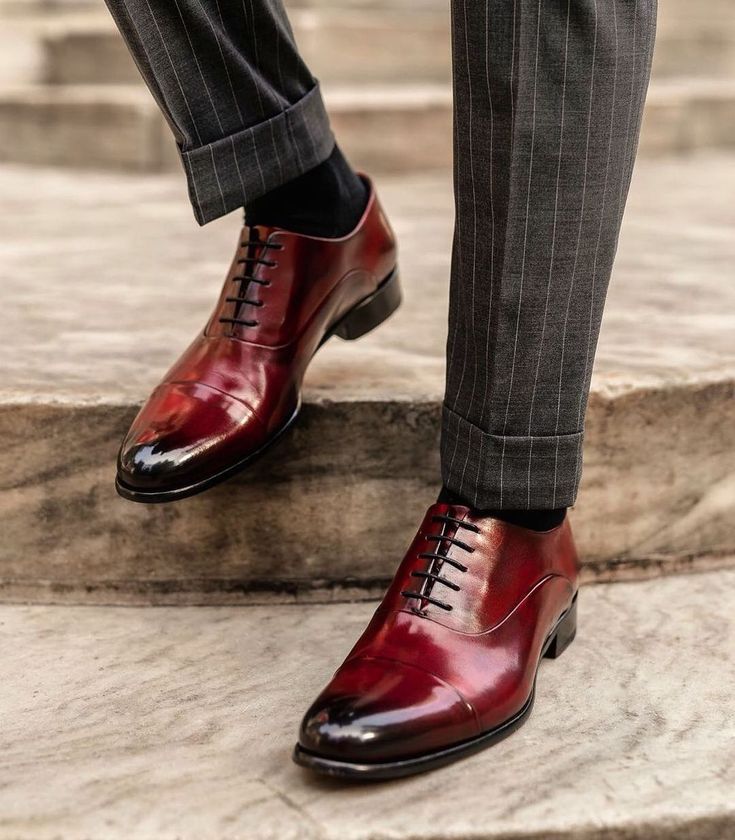 Polished Burgundy Formal Shoes