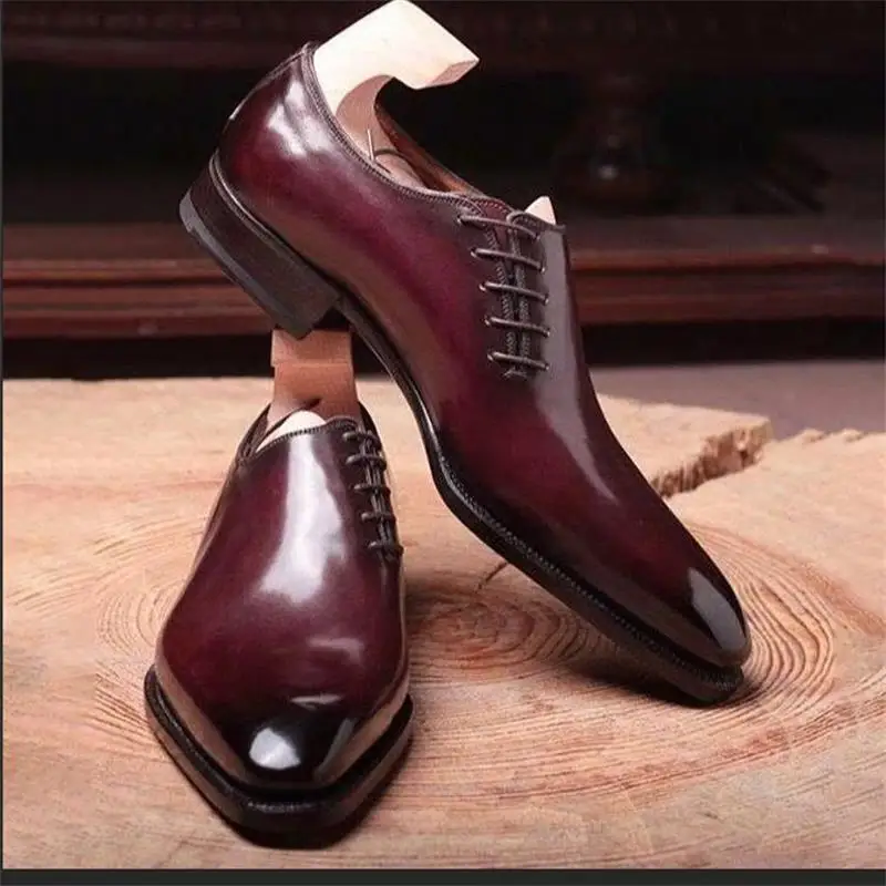 Polished Burgundy Formal Shoes