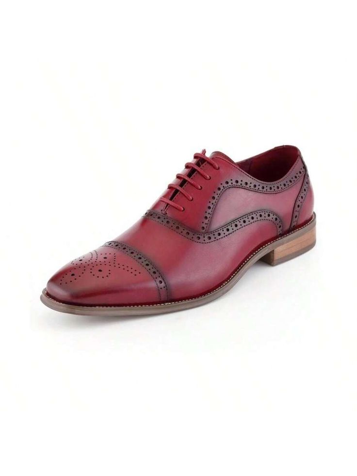 Polished Burgundy Formal Shoes