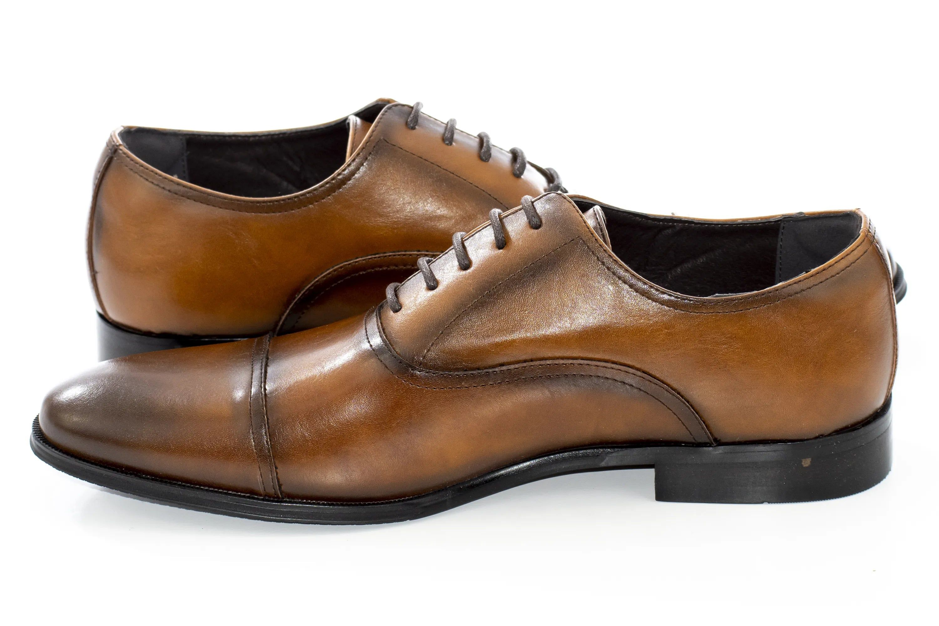 Polished Cognac Formal Shoes
