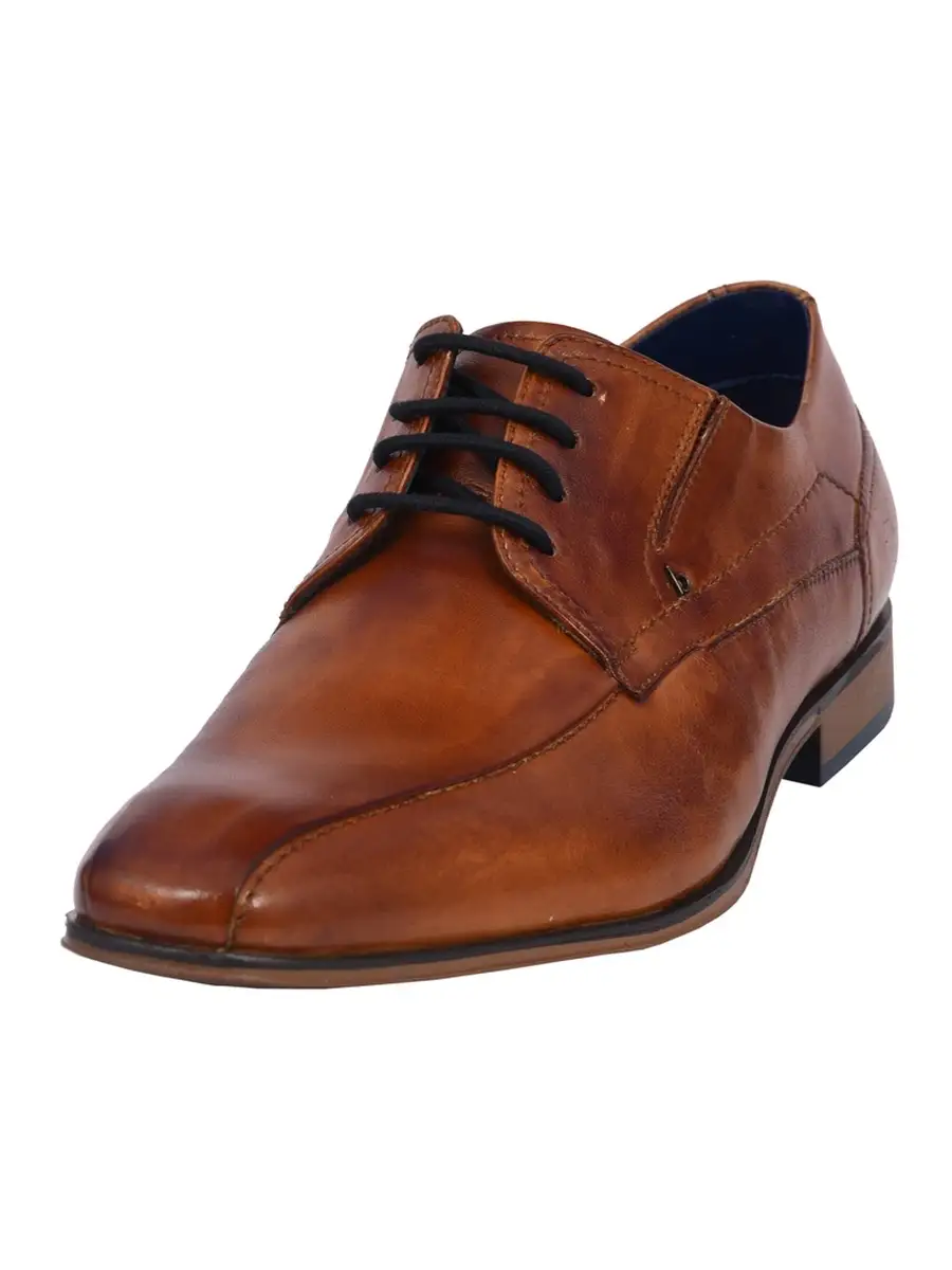 Polished Cognac Formal Shoes