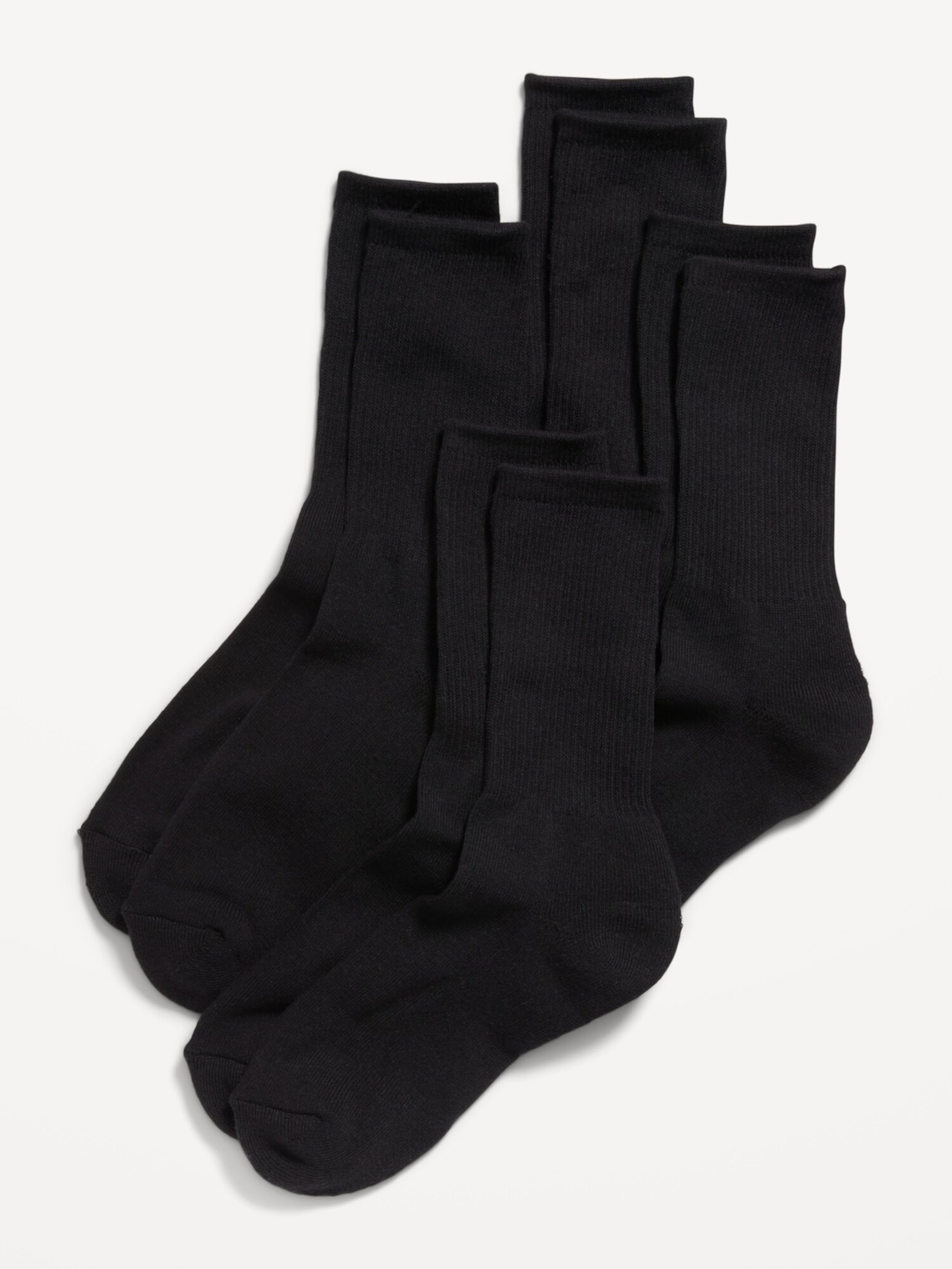 Premium Black Crew Socks