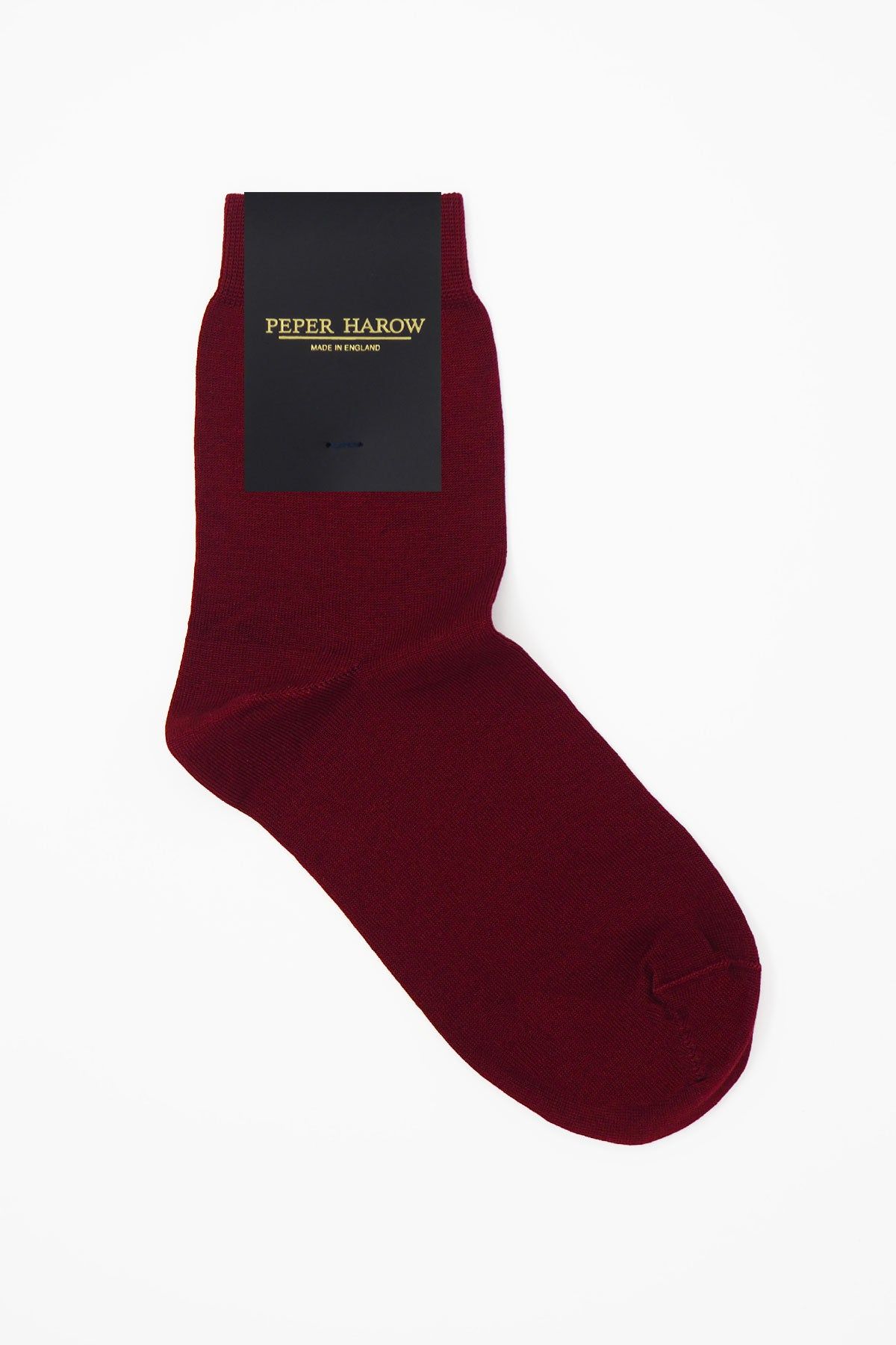 Premium Burgundy Ankle Socks