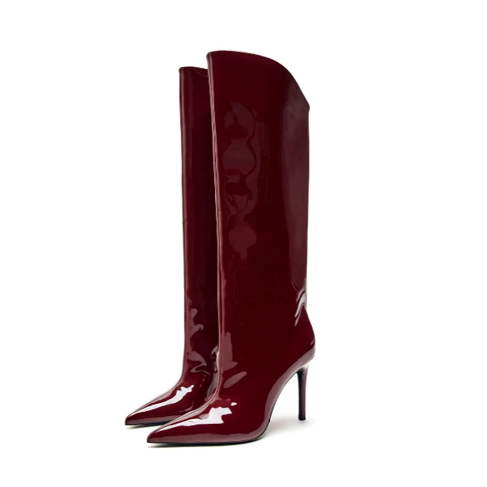 Premium Burgundy Boots