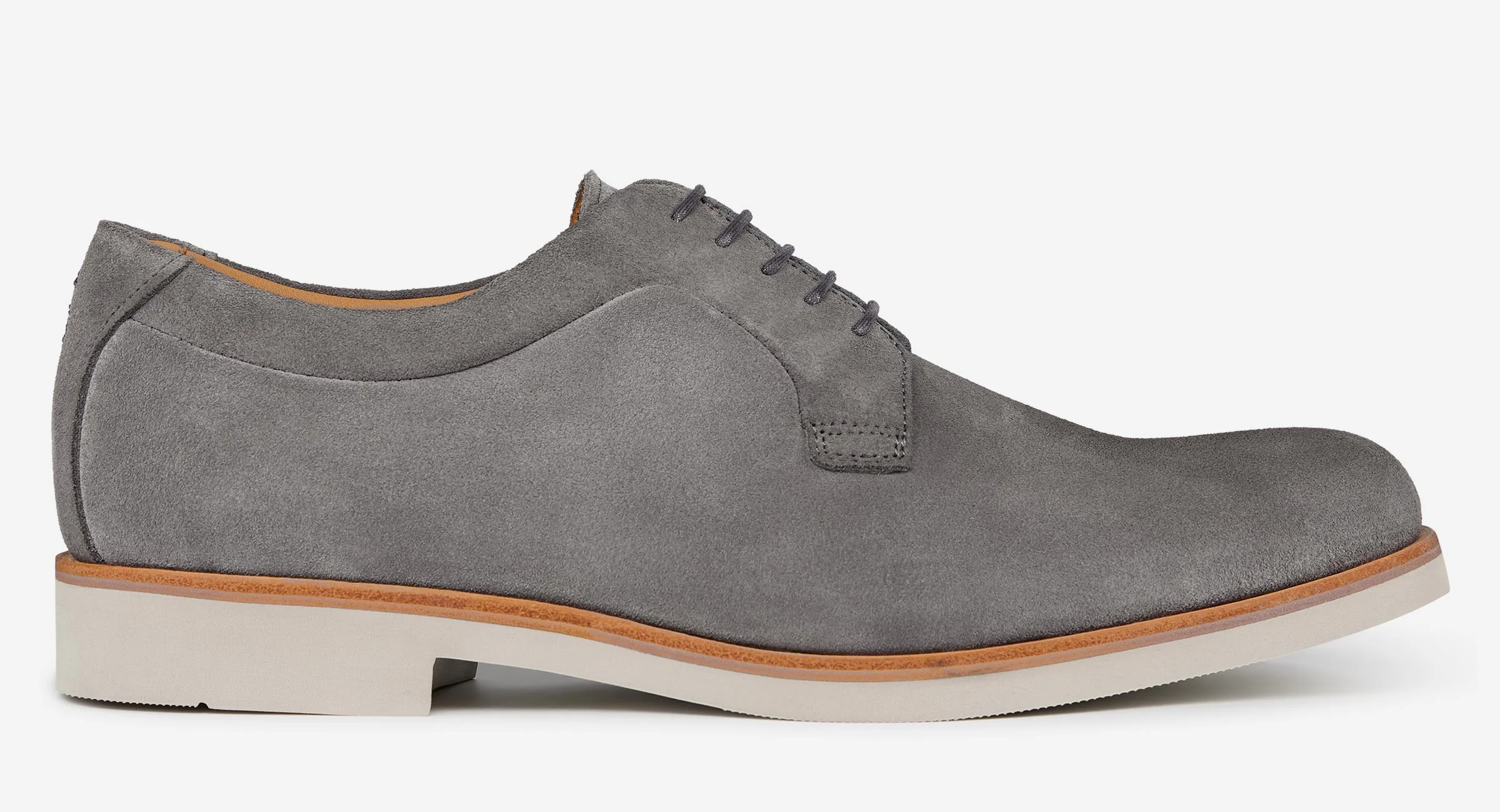 Premium Grey Derby Shoes
