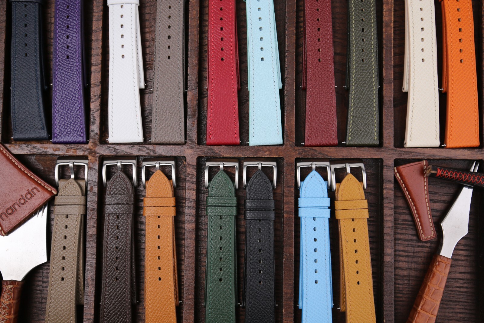 Premium Khaki Monk Straps