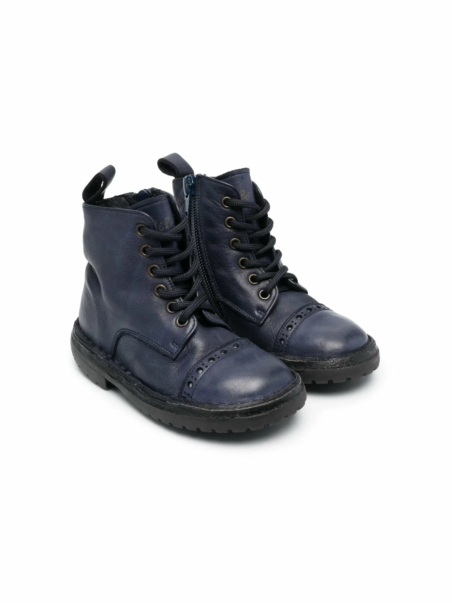 Premium Navy Blue Combat Boots