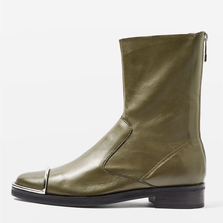 Premium Olive Boots