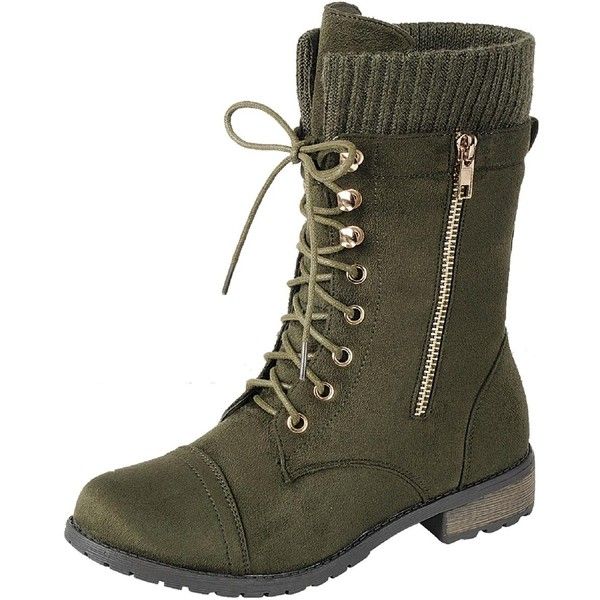 Premium Olive Combat Boots