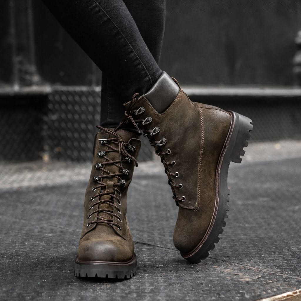Premium Olive Combat Boots