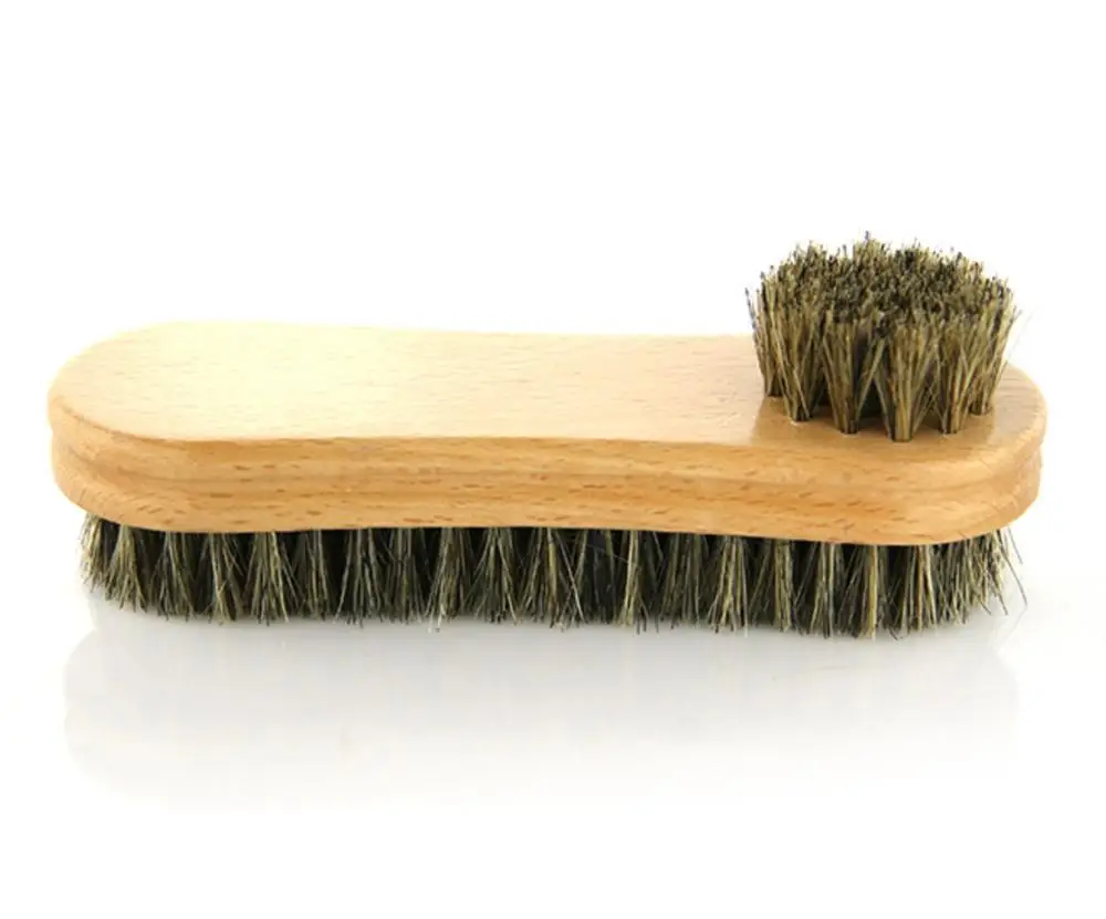 Premium Olive Shoe Brush