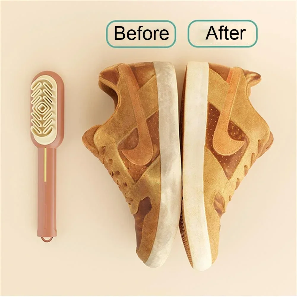 Premium Tan Shoe Brush