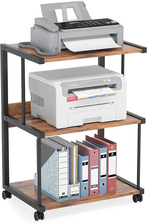Printer Stand - Mobile - 2 Shelf