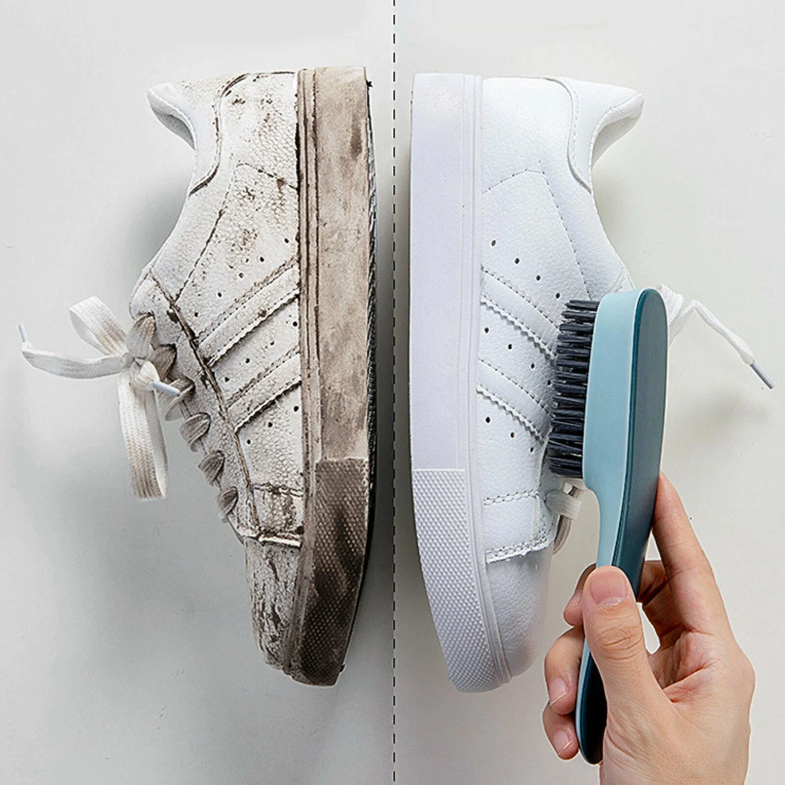 Pro Grey Shoe Brush