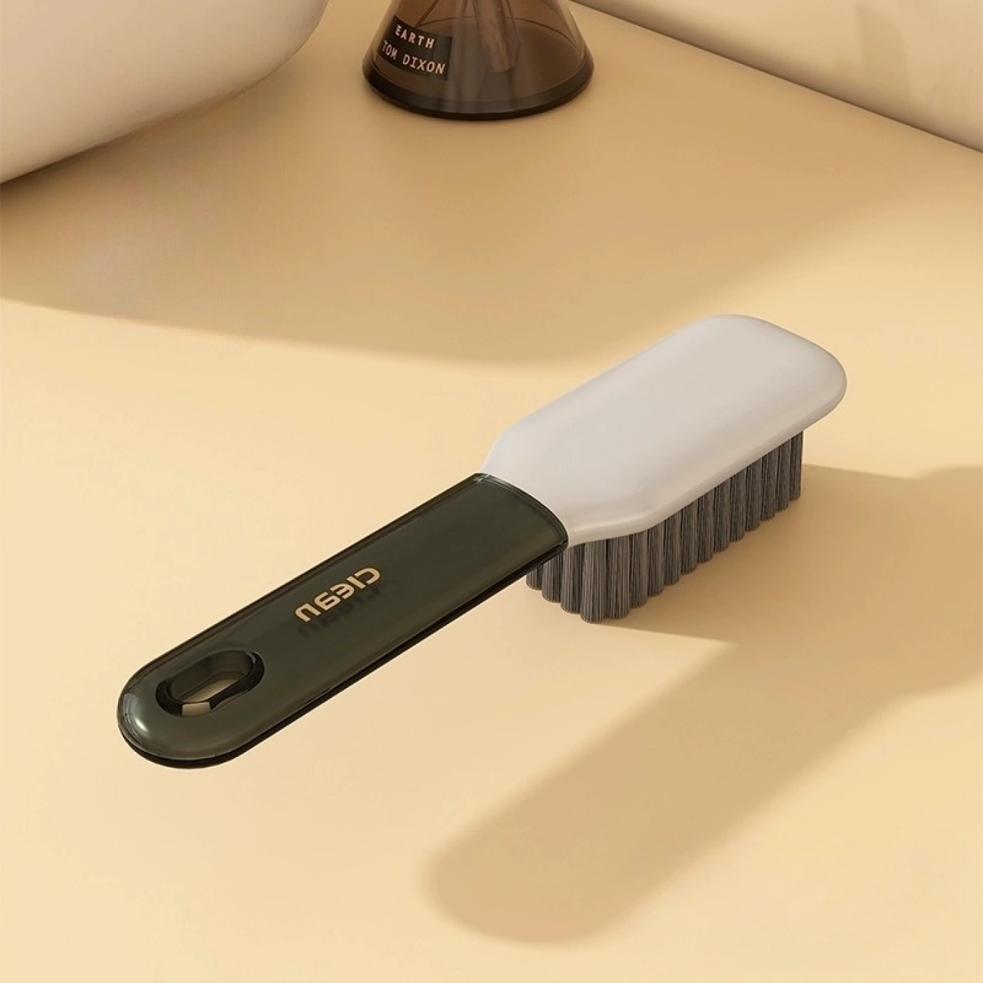 Pro Grey Shoe Brush