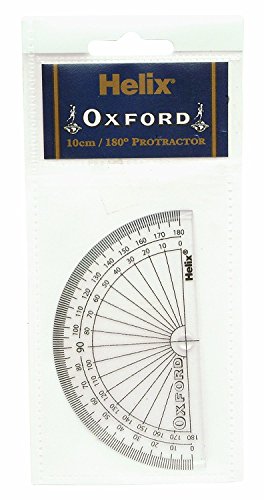 Protractor - 180 degrees - Set of 10