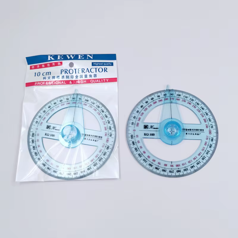 Protractor - 360 degrees - Clear