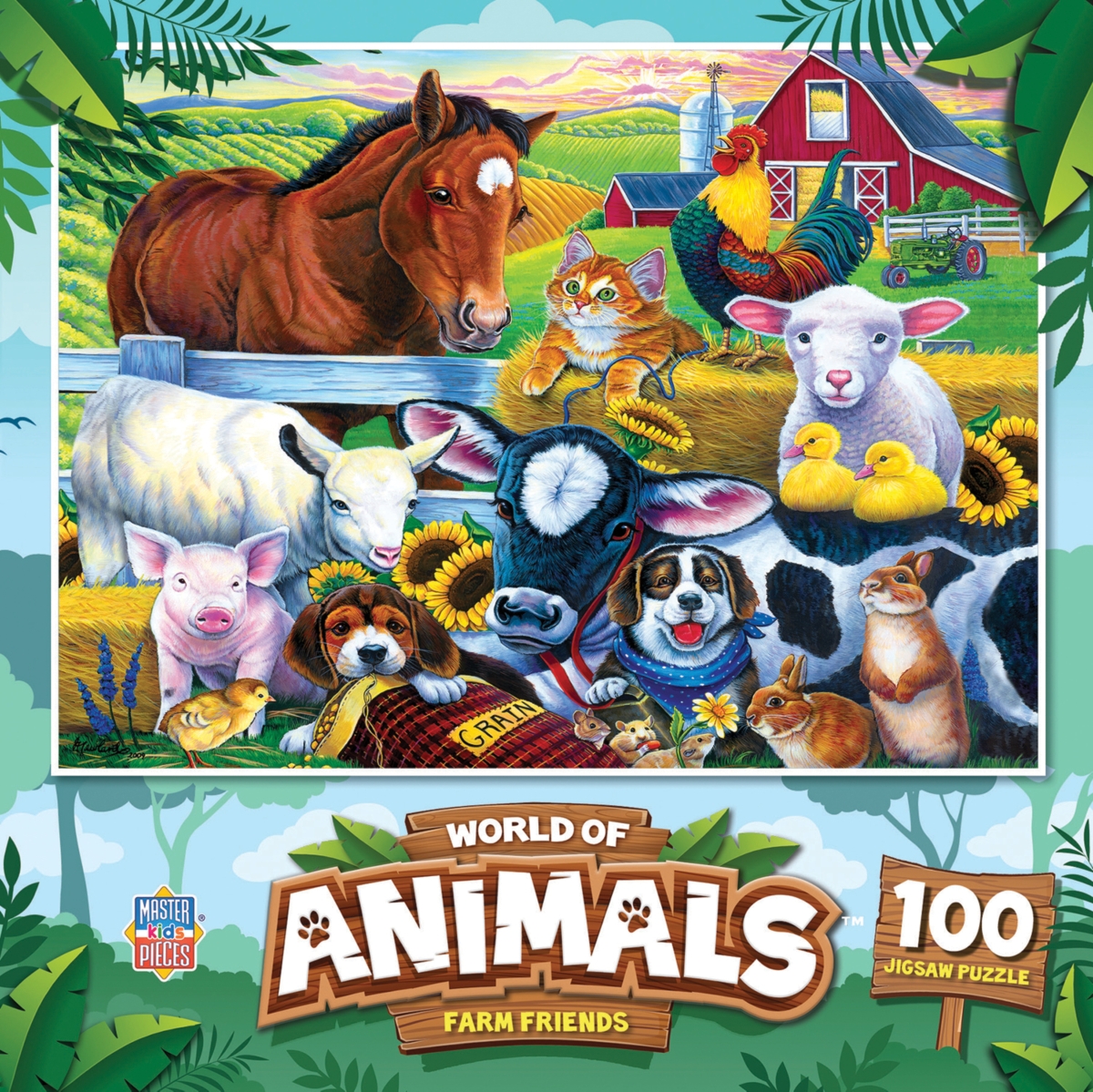 Puzzle - 100 Pieces - Animals