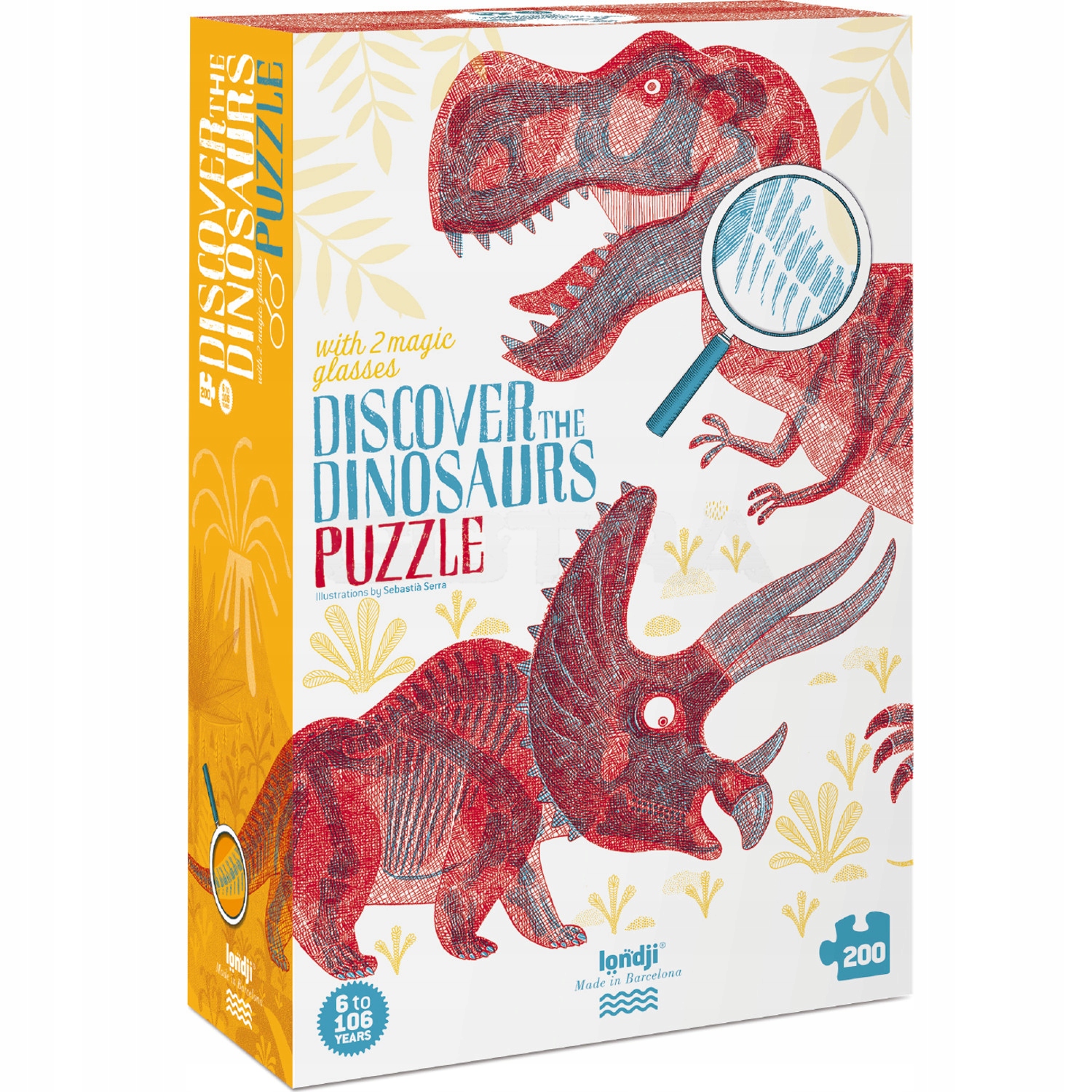 Puzzle - 200 Pieces - Dinosaurs