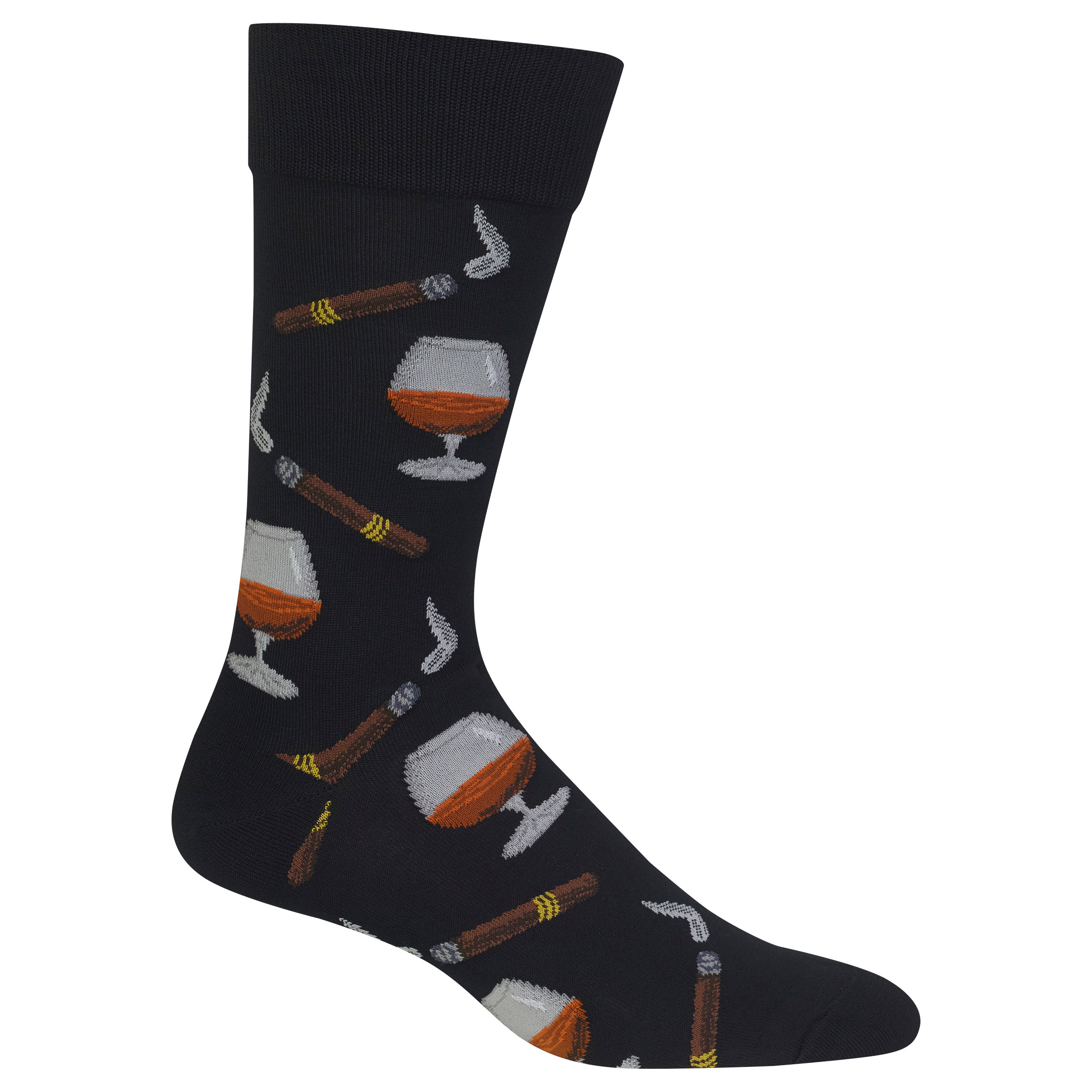 Quality Cognac Crew Socks