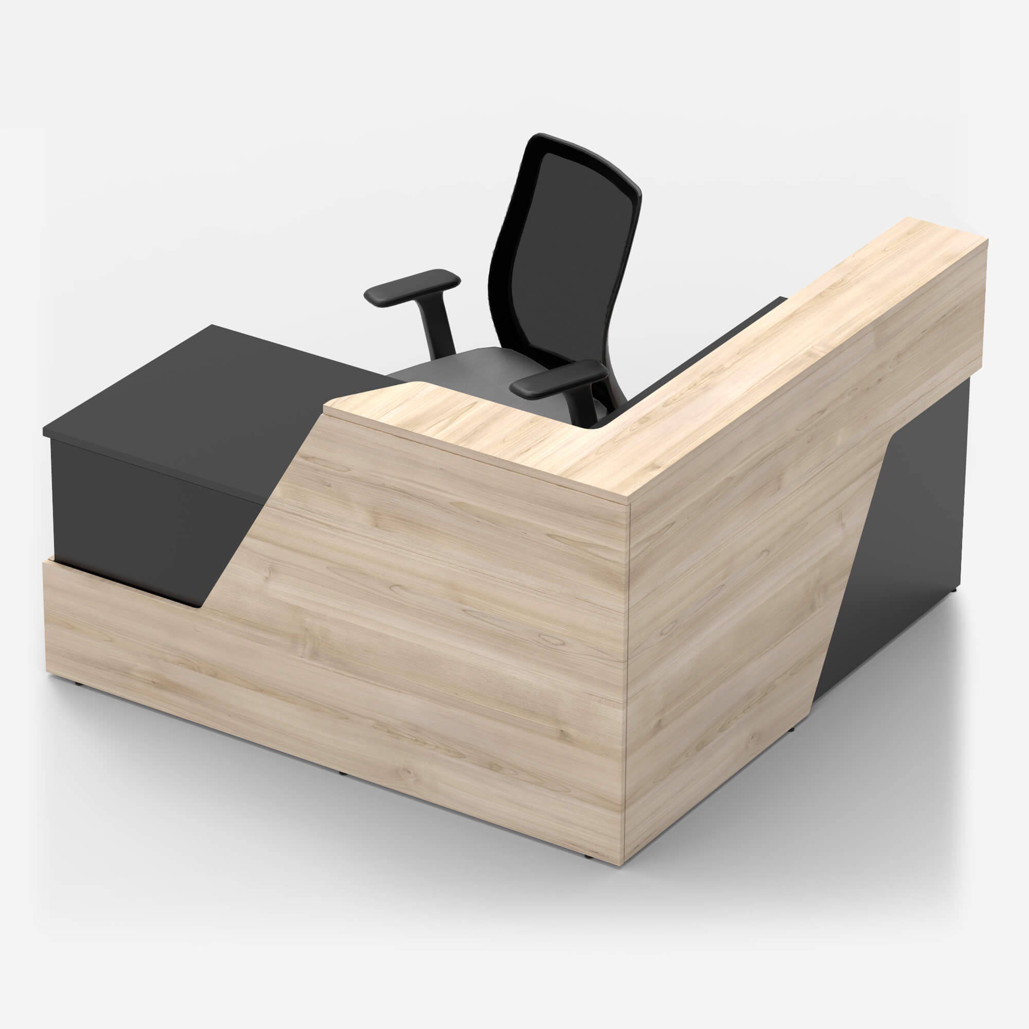 Reception Desk - L-Shaped - 180cm