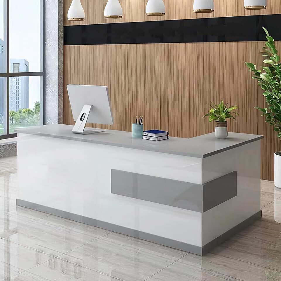 Reception Desk - L-Shaped - 200cm