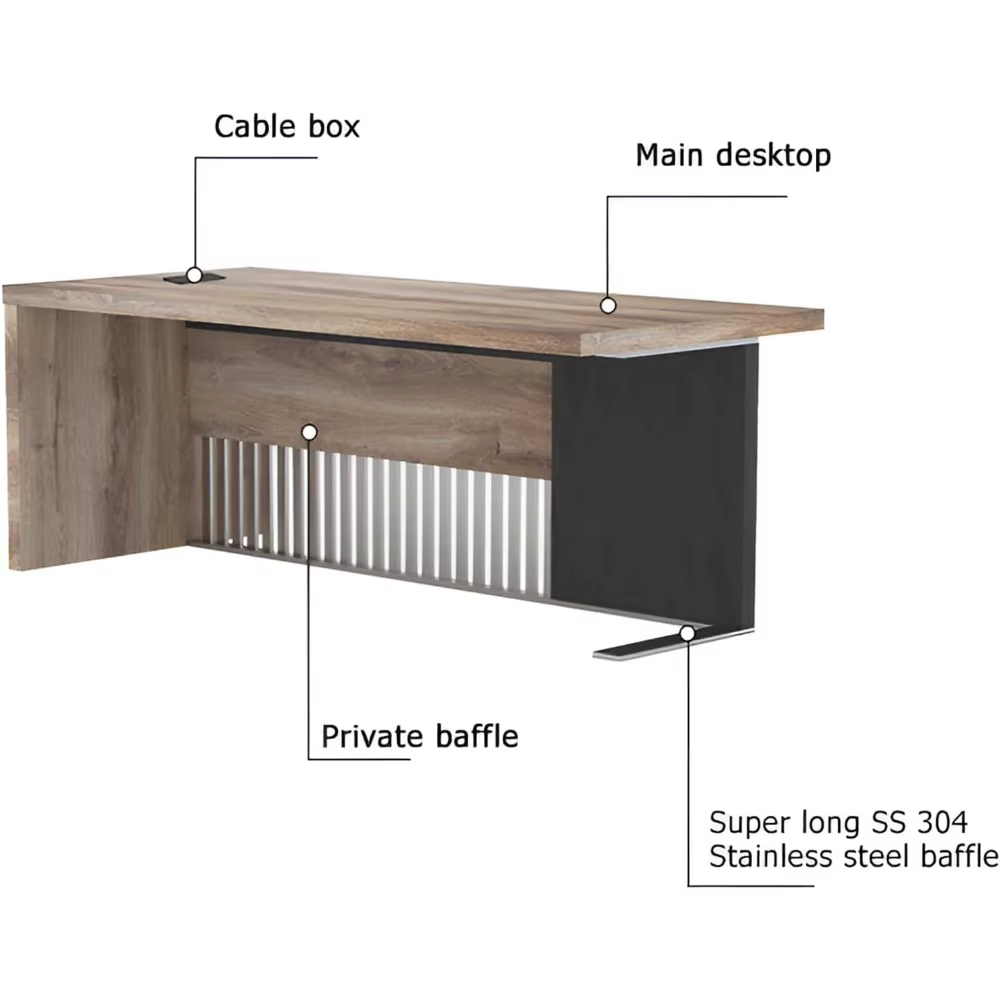 Reception Desk - Straight - 180cm