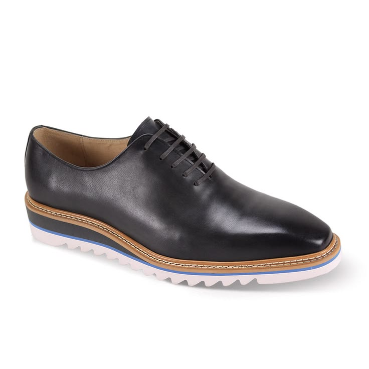 Refined Charcoal Oxford Shoes