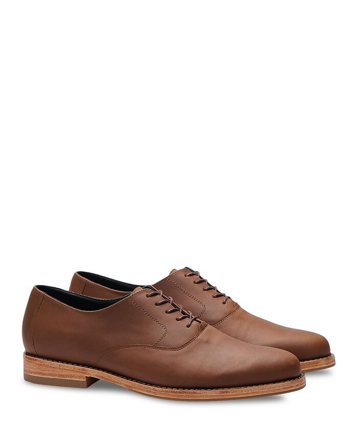 Refined Charcoal Oxford Shoes