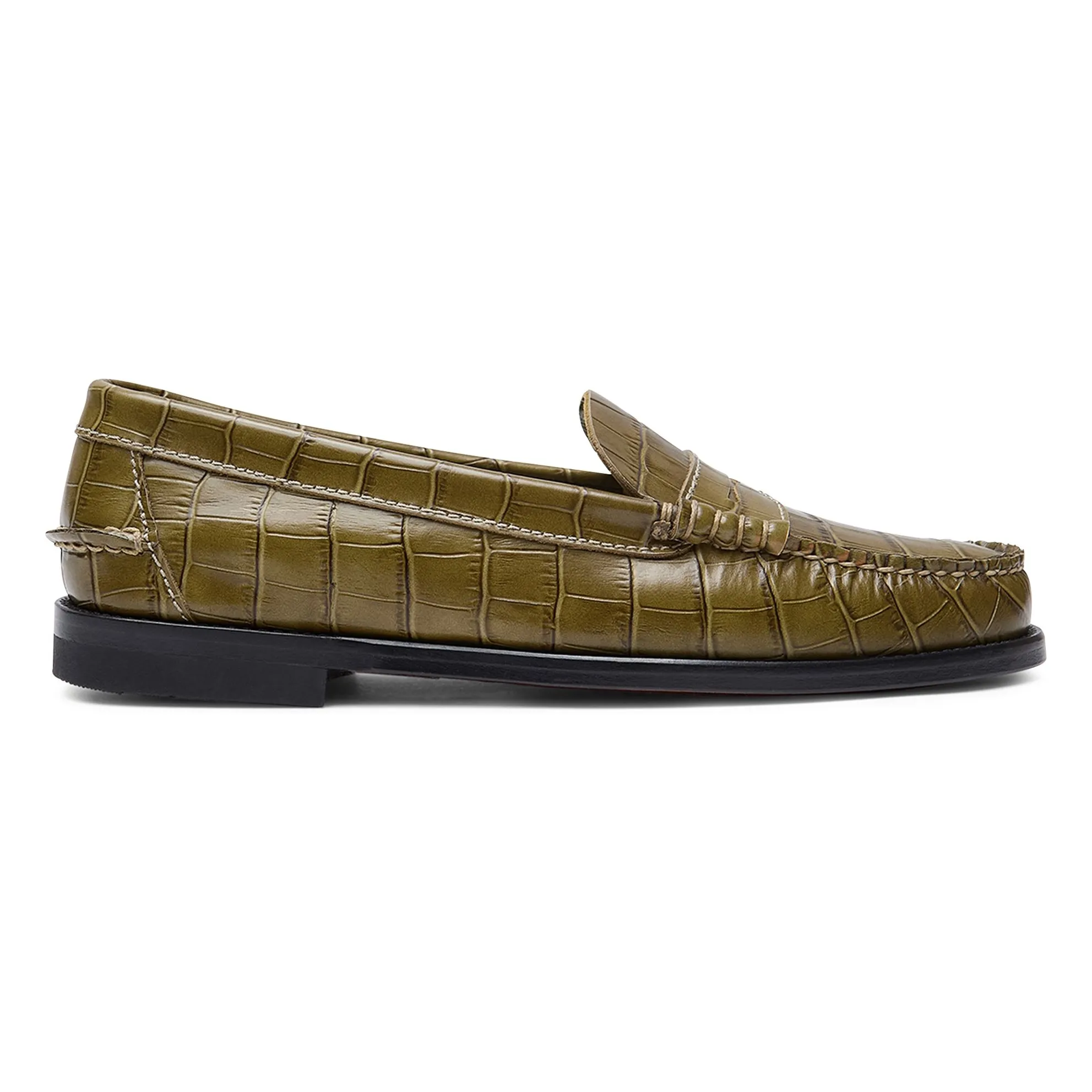 Refined Olive Loafers