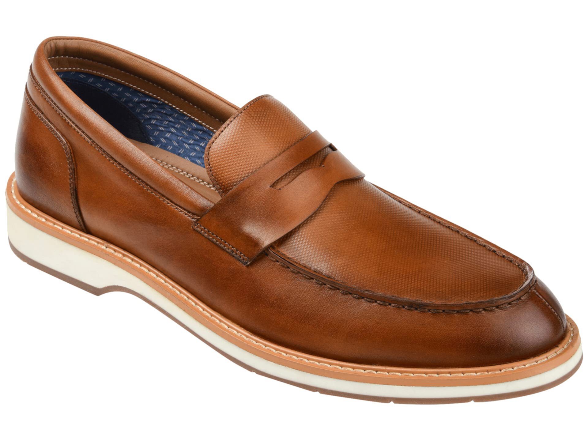 Relaxed Cognac Canvas Shoes