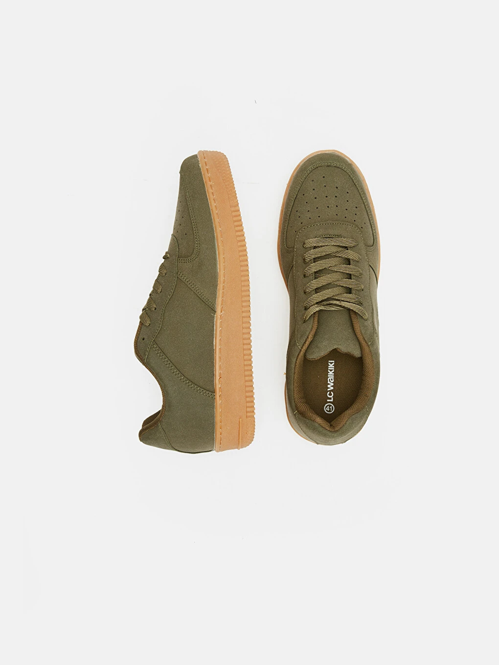 Relaxed Khaki Sneakers
