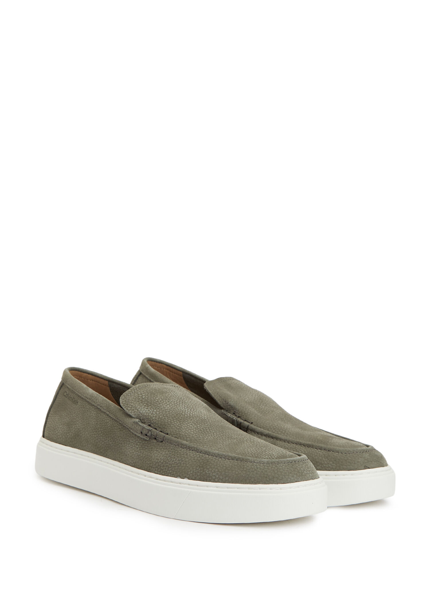 Relaxed Olive Moccasins