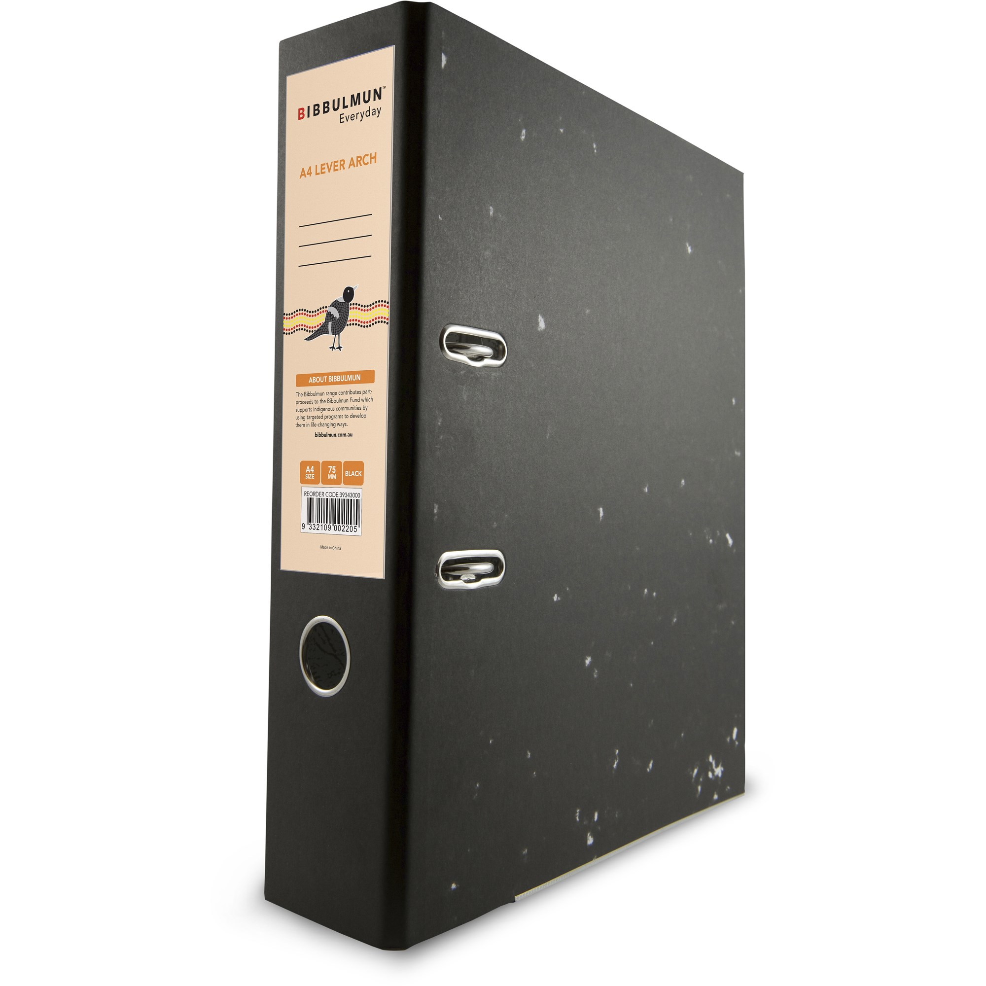 Ring Binder - 75mm - A4 - Black