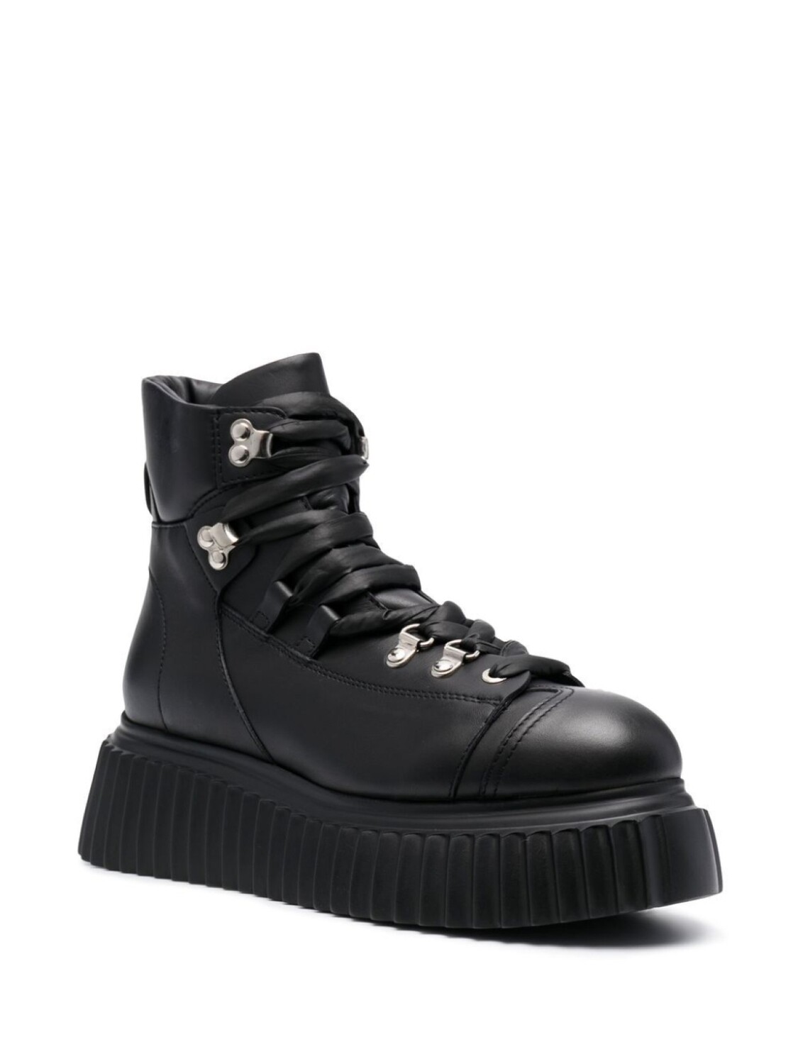 Rugged Black Dress Boots