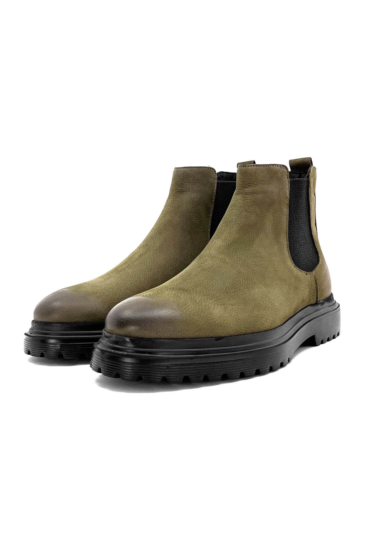 Rugged Khaki Boots