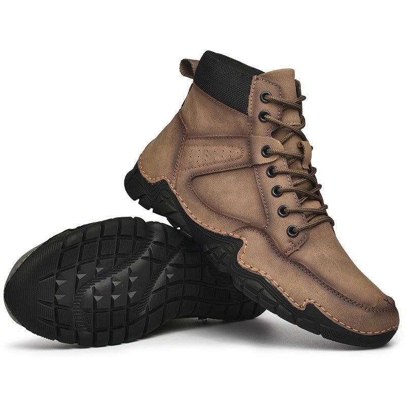 Rugged Khaki Boots