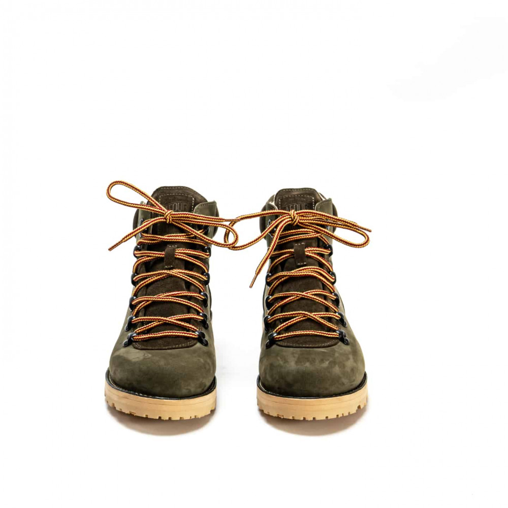 Rugged Olive Hiking Boots