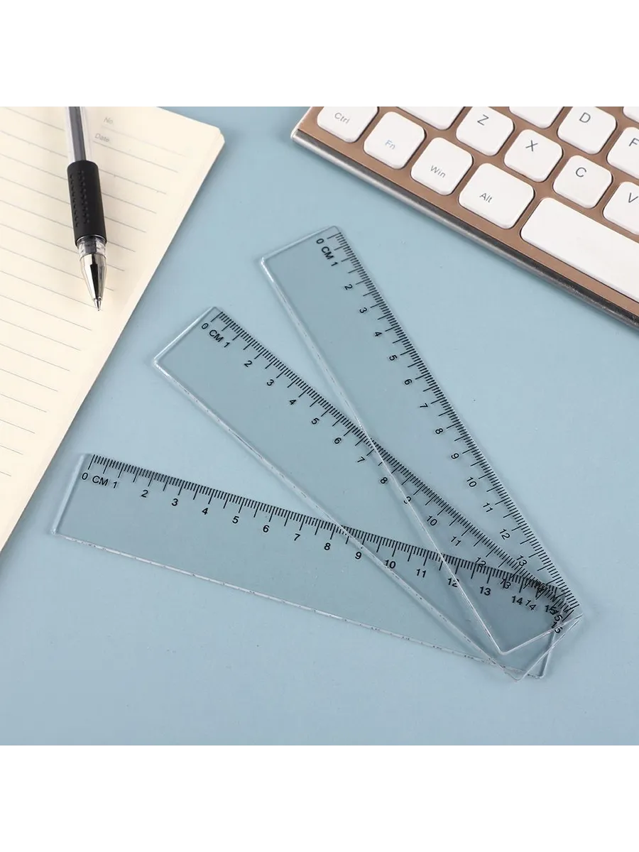 Ruler - 15cm - Plastic - Clear