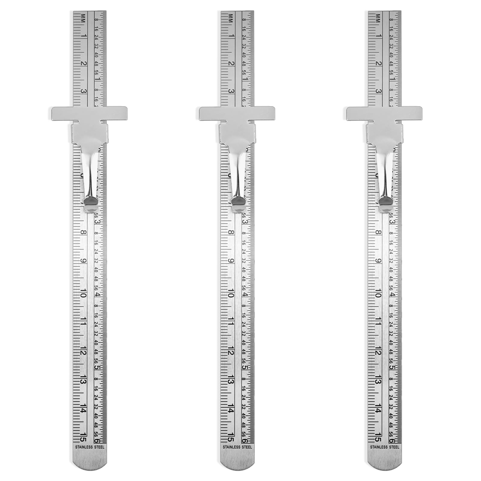 Ruler - 15cm - Set of 3