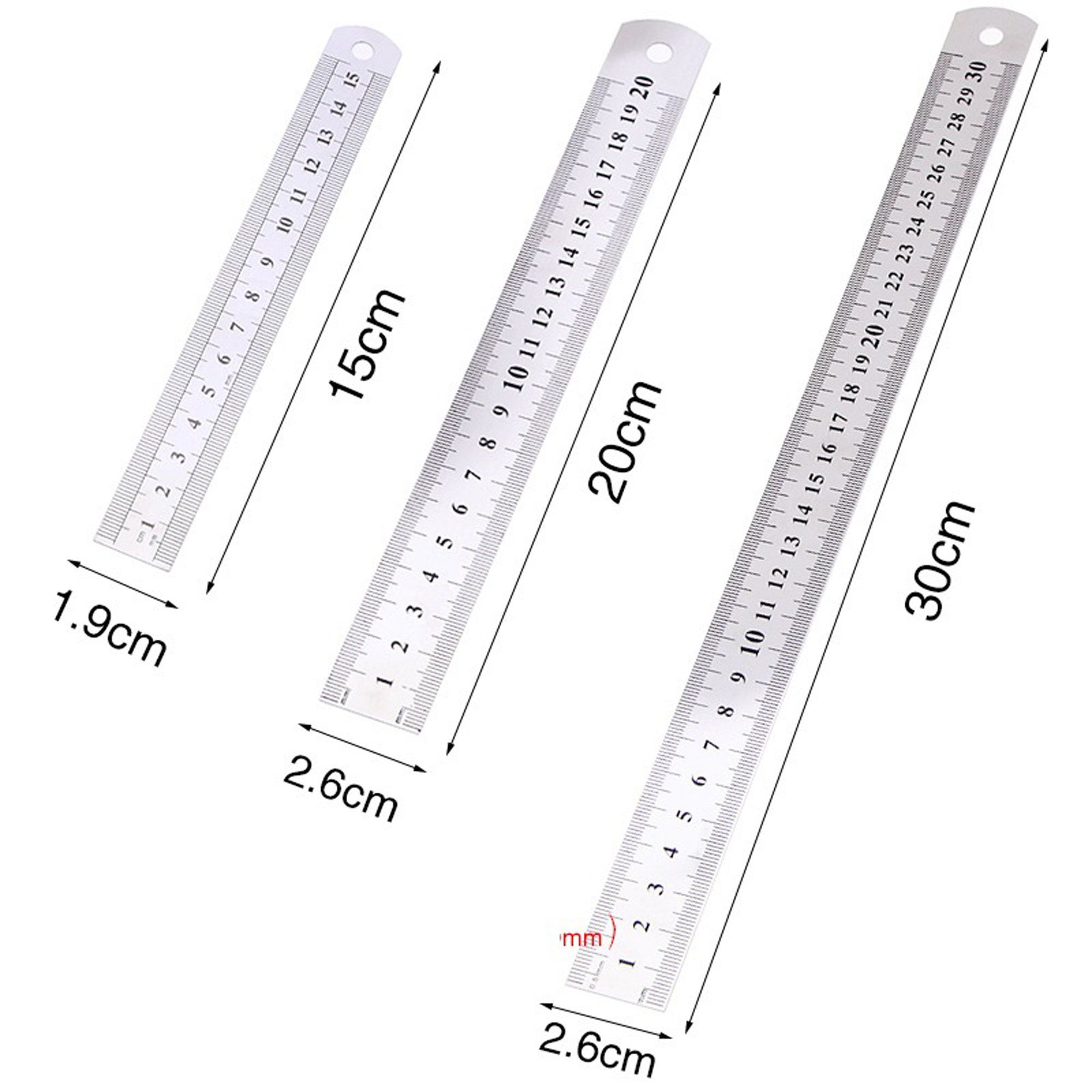 Ruler - 15cm - Set of 3